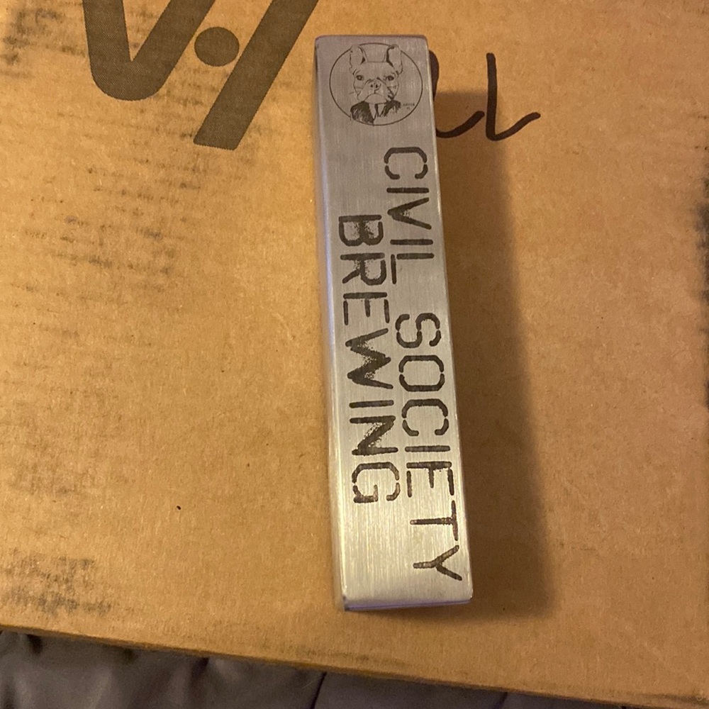 Metal Civil Society Brewing - Beer Tap Handle